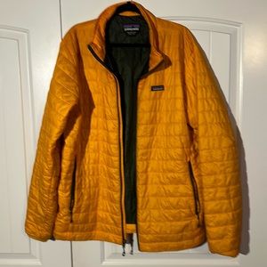 Patagonia Orange Nano Puff Puffer Jacket - Size XXL